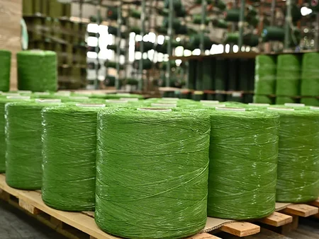 Preparación de la fibra de césped